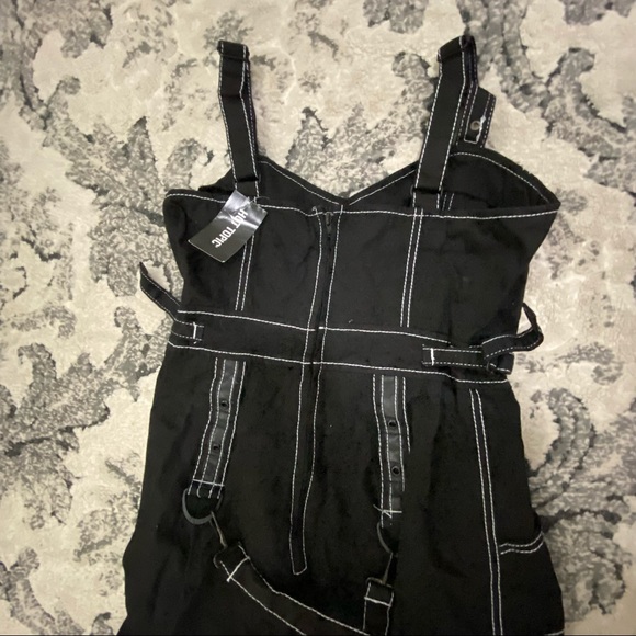 NWT Tripp NYC B&W Bondage Zippered Front Dress - Picture 7 of 11